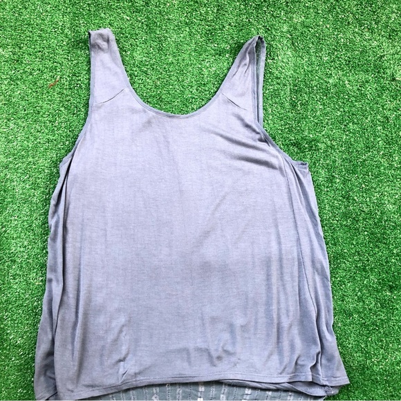 Babakul Blue Embellished Sleeveless Top Scoop Neckline Size XS - Picture 7 of 7